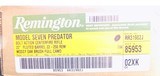 NEW OLD STOCK Remington Model Seven Predator 22-250 Rifle with Fluted Barrel Mossy Oak Finish #85953 - 7 of 8