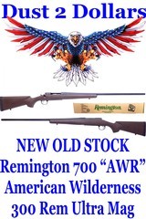 NEW OLD STOCK Remington Model AWR American Wilderness Rifle 300 Remington Ultra Mag 84557 - 1 of 10