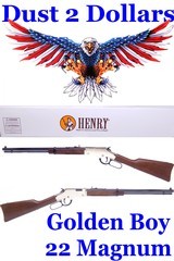 ANIB U.S.A. Manufactured Henry Repeating Arms Co. Golden Boy Lever Action .22 Magnum Rifle H004M - 1 of 19