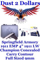 ANIB Springfield Armory 1911 EMP 4” 1911 Lightweight Champion Concealed Carry Contour Full Sized 9mm Pistol - 1 of 15