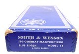 Gorgeous Smith & Wesson S&W Model 15-2 Combat Masterpiece .38 Special 4" Revolver made in 1962 AMN - 18 of 19