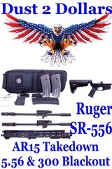 ruger-takedown-sr-556-ar15-semi-automatic-rifle-with-the-5-56-and-300-aac-blackout-barrels