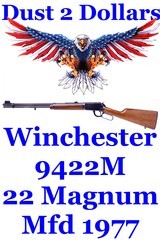 Winchester Model 9422 9422M .22 WMR Magnum Lever Action Rifle that was manufacture in 1977 a Shooter - 1 of 18