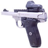 Like New Smith & Wesson S&W SW22 Victory 22 Long Rifle Semi Auto Pistol with a 6 MOA Viper Sight In Box - 3 of 9