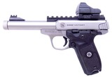 Like New Smith & Wesson S&W SW22 Victory 22 Long Rifle Semi Auto Pistol with a 6 MOA Viper Sight In Box - 2 of 9