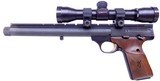 Threaded Browning Buckmark Semi Automatic Varmint Silhouette 10" Heavy Barrel .22 Long Rifle Pistol 3x Mags - 2 of 8