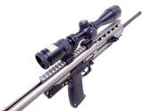 Titanium Cerakote Kel-Tec CMR30 Semi Auto 22 Magnum Rifle Nikon Prostaff Target EFR 3-9x40 scope - 10 of 10