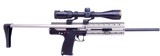 Titanium Cerakote Kel-Tec CMR30 Semi Auto 22 Magnum Rifle Nikon Prostaff Target EFR 3-9x40 scope - 2 of 10