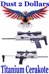 Titanium Cerakote Kel-Tec CMR30 Semi Auto 22 Magnum Rifle Nikon Prostaff Target EFR 3-9x40 scope - 1 of 10