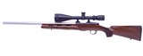 Gorgeous Cooper Model 57M Montana Varminter Bolt Action Rifle in .17 HMR Tasco WCP 10-40x50 Dot Scope - 14 of 17