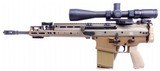 Very Fine FN HERSTAL SCAR 17S FDE 7.62X51 Semi Auto Rifle Several Upgrades NRCH Geissele Sightron - 5 of 20