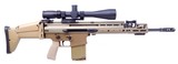 Very Fine FN HERSTAL SCAR 17S FDE 7.62X51 Semi Auto Rifle Several Upgrades NRCH Geissele Sightron - 2 of 20