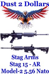 Very Clean Stag Arms Model 2 Stag-15 M4 Style 5.56 Nato Semi Automatic Carbine made in 2012 - 1 of 19