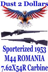 Sporterized M44 Model 44 1953 Dated Romanian Mosin Nagant Carbine chambered in 7.62x54R - 1 of 15