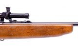 Pre-War Mossberg Made Wards Western Field Montgomery Wards Model 04M-390B Single Shot .22 Rifle & Scope - 4 of 19