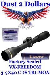 NIB Leupold VX-Freedom CDS 3-9x40mm Rifle Scope Tri-MOA Reticle Part # 180603 Factory Sealed - 1 of 6