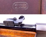 Collector Grade Herman Weihrauch HW 52 .22 Single Shot Falling Block Target Rifle with all the Original Sights - 18 of 20