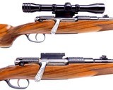 High Condition Mannlicher Schoenauer 1956 MC Premier Grade 30-06 Engraved Carbine AMN Griffin & Howe Mount Mfd 1958 - 3 of 20