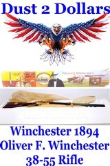 Gorgeous Winchester Model 1894 Oliver F. Winchester Commemorative Lever Action 38-55 Rifle C&R Okay - 1 of 18