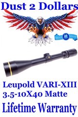 Leupold VARI-X III 3.5-10x40mm Rifle Scope Matte Finish Fine Duplex Reticule Full Lifetime Guarantee