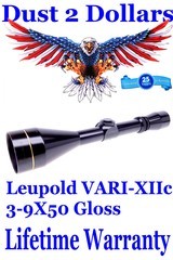 Leupold VARI-X IIc 3-9x50mm Gloss Finish Rifle Scope Fine Duplex Reticule Full Lifetime Warranty - 1 of 5