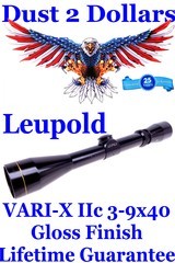 Leupold VARI-X IIc 3-9x40mm Gloss Finish Rifle Scope Fine Duplex Reticule Full Lifetime Warranty - 1 of 6