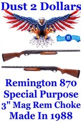 Remington Model 870 Special Purpose Magnum 12 Ga Pump Action Shotgun 26” with Rem-Choke from 1988 - 1 of 19