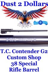 TC Thompson Center Custom Shop Contender and G2 20 Inch Rifle Barrel in .38 Special Caliber Excellent - 1 of 6