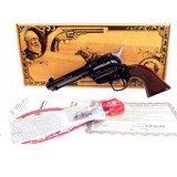 NIB Uberti Manufactured Cimarron Imported Evil Roy Single Action Army Revolver in .45 Colt with 4 3/4 inch barrel - 6 of 6