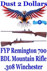 FYP Remington Model 700 BDL Bolt Action Mountain Rifle Chambered in .308 Winchester Made in 1988 - 1 of 19