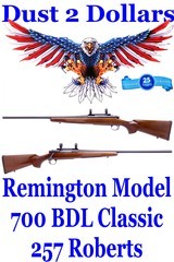 Remington Model 700 Limited Edition Classic Version Rifle in the Desirable .257 Roberts Caliber from 1982 - 1 of 20