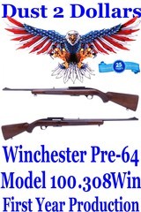 First Year Production Winchester Model 100 Semi Automatic Clip Fed Rifle in .308 Winchester from 1961 - 1 of 15