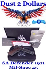 NIB Springfield Armory Defender 1911 Mil-Spec Government Sized Parkerized 45 ACP 5