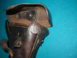 LUGER , 1916 ARTILLERY HOLSTER, NICE, DATED AND MAKER MARKED - 8 of 11