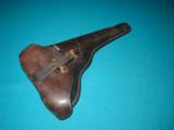 LUGER , 1916 ARTILLERY HOLSTER, NICE, DATED AND MAKER MARKED - 9 of 11