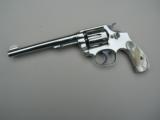 S&W EARLY MODEL 1905 HAND EJECTOR. 38 SPL 2ND MODEL FACTORY RE-NICKEL, MINTY - 1 of 8