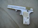 COLT .32 AUTO, NICKEL, W/ NICE MOTHER OF PEARLS, GREAT CONDITION - 2 of 6