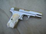 COLT .32 AUTO, NICKEL, W/ NICE MOTHER OF PEARLS, GREAT CONDITION - 3 of 6