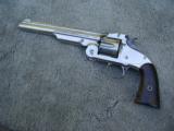 SMITH & WESSON 2ND MODEL AMERICAN, .44 NICKEL HIGH CONDITION - 1 of 5