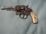 S&W EARLY M&P. 4"
NICKEL , ROUND BUTT, MOTHER OF PEARLS, 3RD MODEL , 1914-1915 - 1 of 6