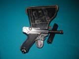 LUGER BYF 42 BLACK WIDOW W/ 1941 HOLSTER AND EXTRA MAG - 1 of 11
