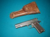 COLT 1942 .45 1911-A1WB INSPECTED WITH SEARS 1942 HOLSTER, - 2 of 14