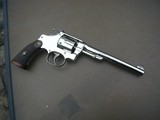 S&W .22, 2ND MODEL HE 22/32 FRAME TARGET MODEL MADE APPROX. 1915 , NICKEL - 1 of 9