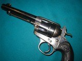 COLT BILSEY 44-40 FRONTIER SIX SHOOTER
MFD; 1902, VERY NICE CONDITION - 1 of 10