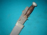 EXCELLENT, USN MK 1, PAL 1935 KNIFE WITH SCABBARD - 1 of 6