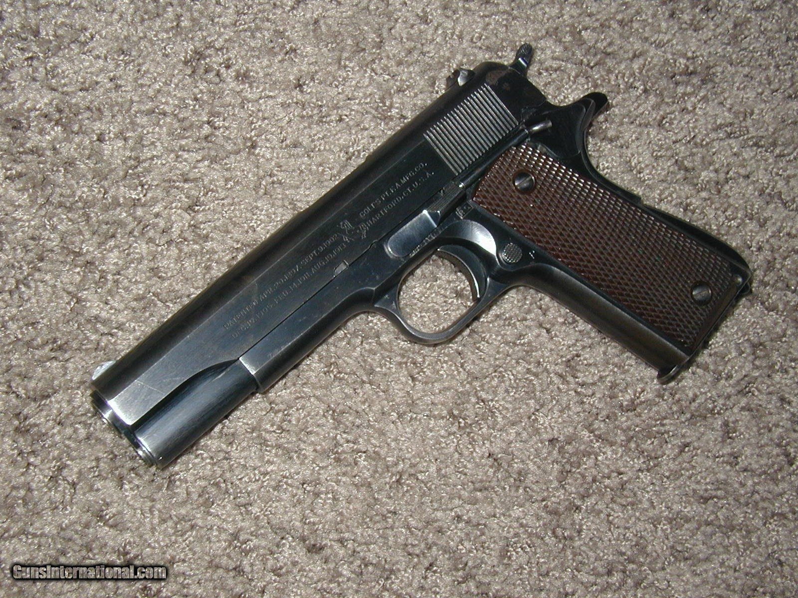 Colt 1911 A1 Ww 2 1941 Blue Rs Inspected 4698