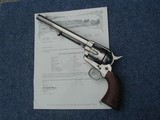 COLT SAA .45 , NICKEL 7.5", MFD. 1877, w/ COLT LETTER - 8 of 9