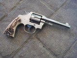 BEAUTIFUL COLT . 45, NEW SERVICE , NICKEL, MFD. 1909 - 1 of 11