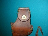 NICE WW 1 M-1912 U.S. SWIVEL HOLSTER FOR THE 1911, ID' D ON THE INNER FLAP.... - 4 of 10