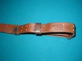 NICE AUTHENTIC WW1 LEATHER SLING, 1918, H&P Co., M.C.G. INSPECTED - 3 of 8